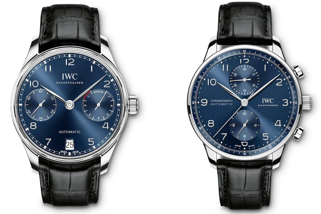 IWC PORTUGIESER BLUE DIALS IWc azul