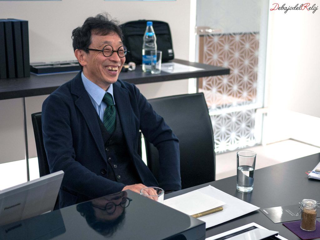 Matching Casio G-Shock GW-5610 watch moment during the interview with Kikuo Ibe