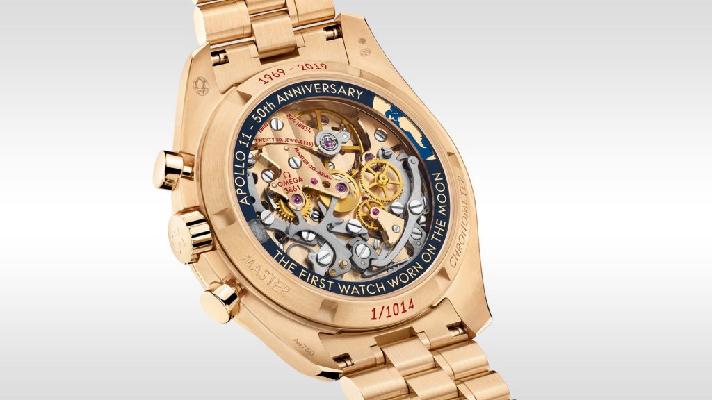 OMEGA APOLLO 11 50TH ANNIVERSARY trasera