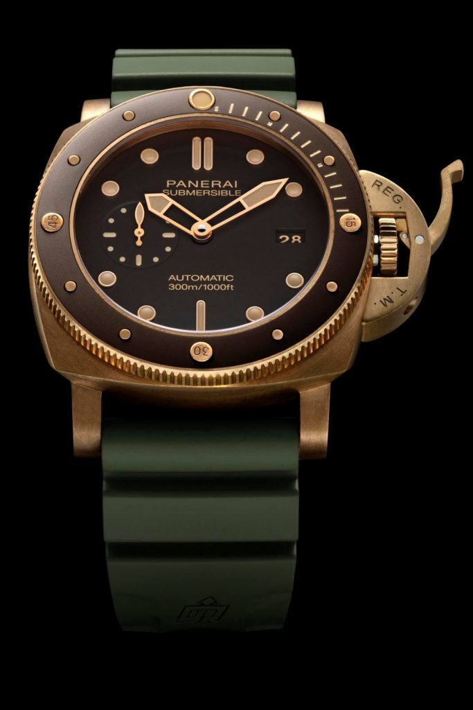 PANERAI SUBMERSIBLE BRONZO caucho