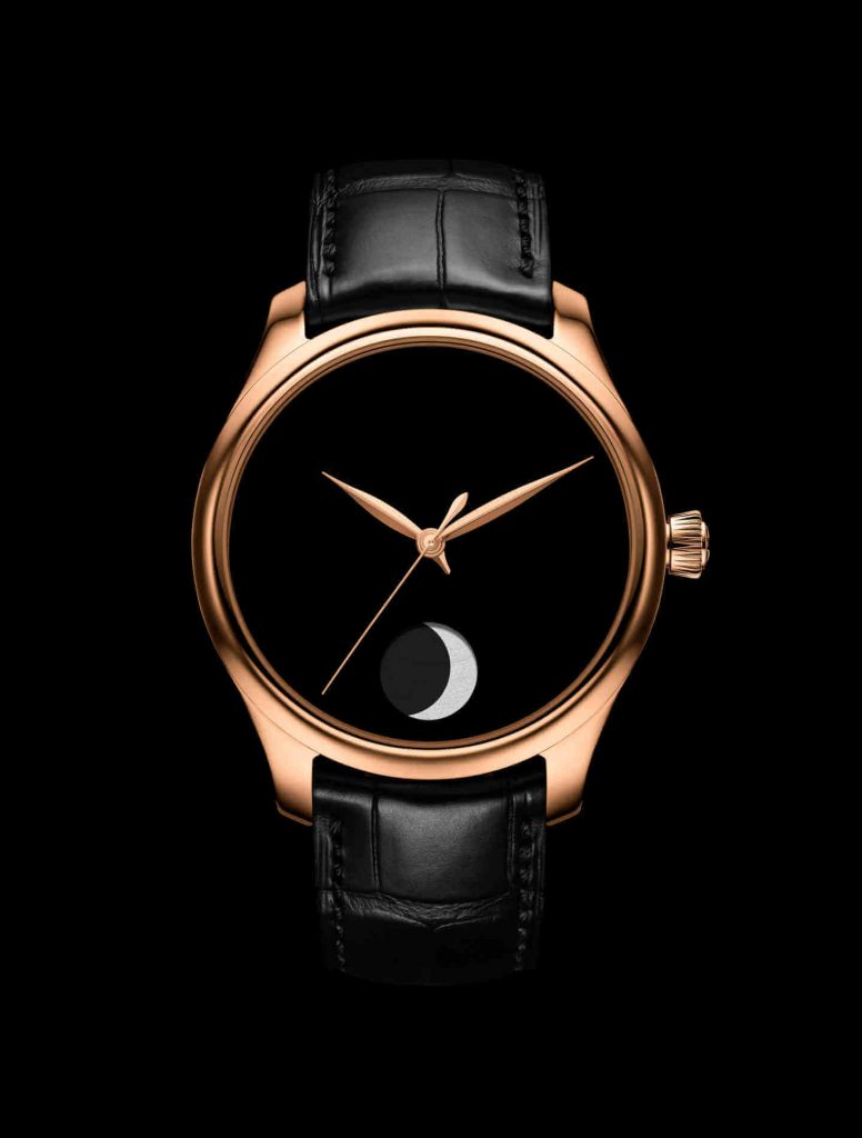 Endeavour Perpetual Moon Concept Only Watch debajo del reloj front