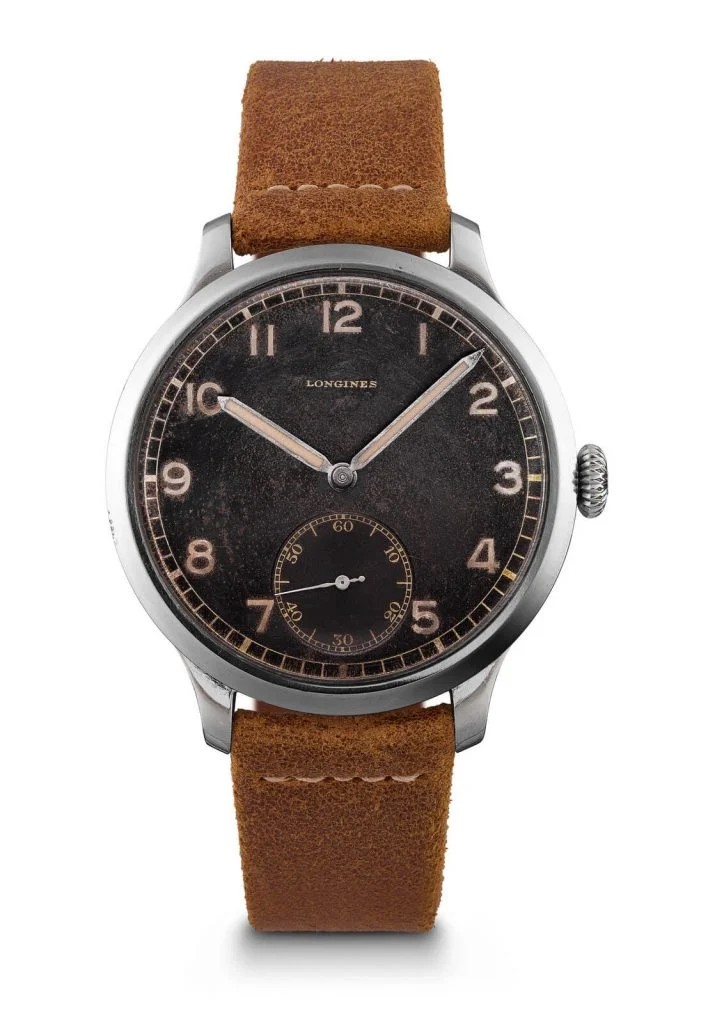 The Longines Heritage Military 1938 Nuevo Reloj Debajo del Reloj