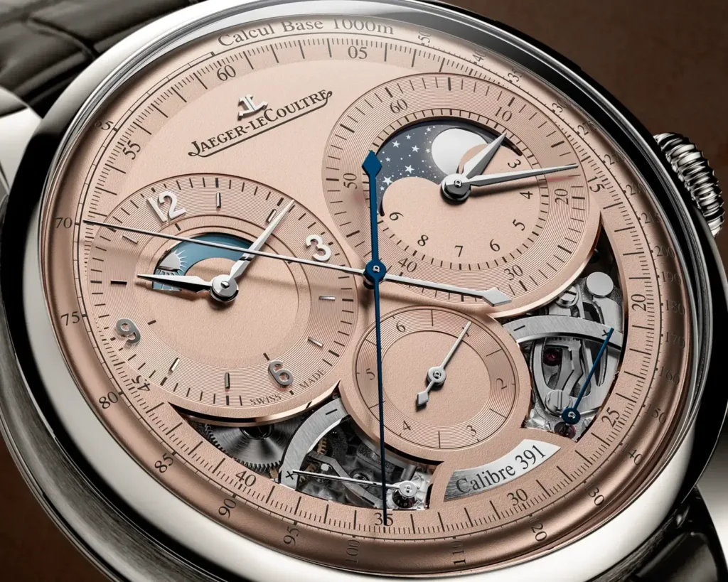 Jaeger LeCoultre Duometre Chronograph Moon Debajo del Reloj